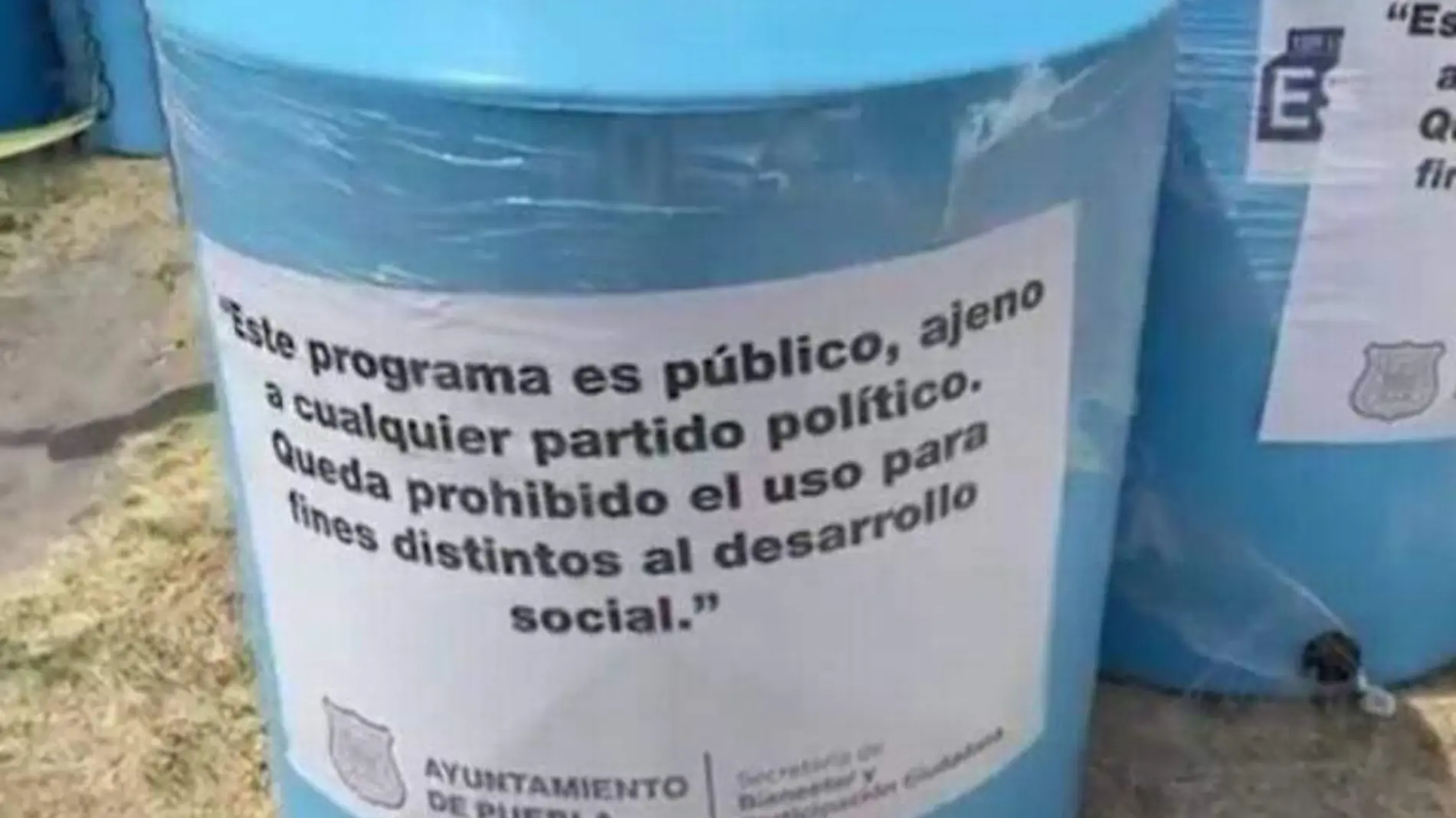 Ayuntamiento de Puebla continúa con entrega de tinacos